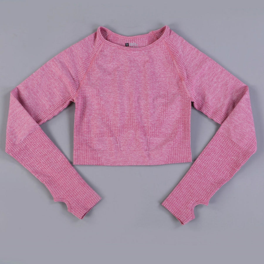 Long Sleeve Crop Top