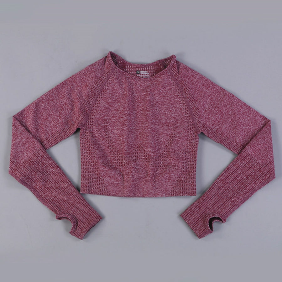 Long Sleeve Crop Top