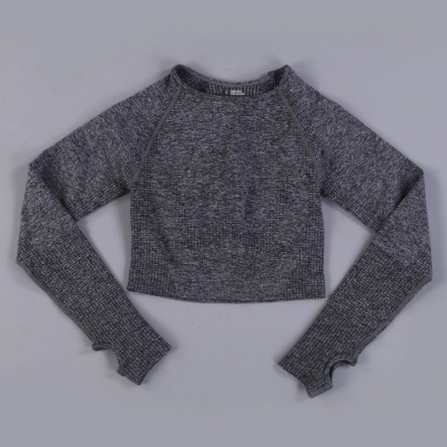 Long Sleeve Crop Top