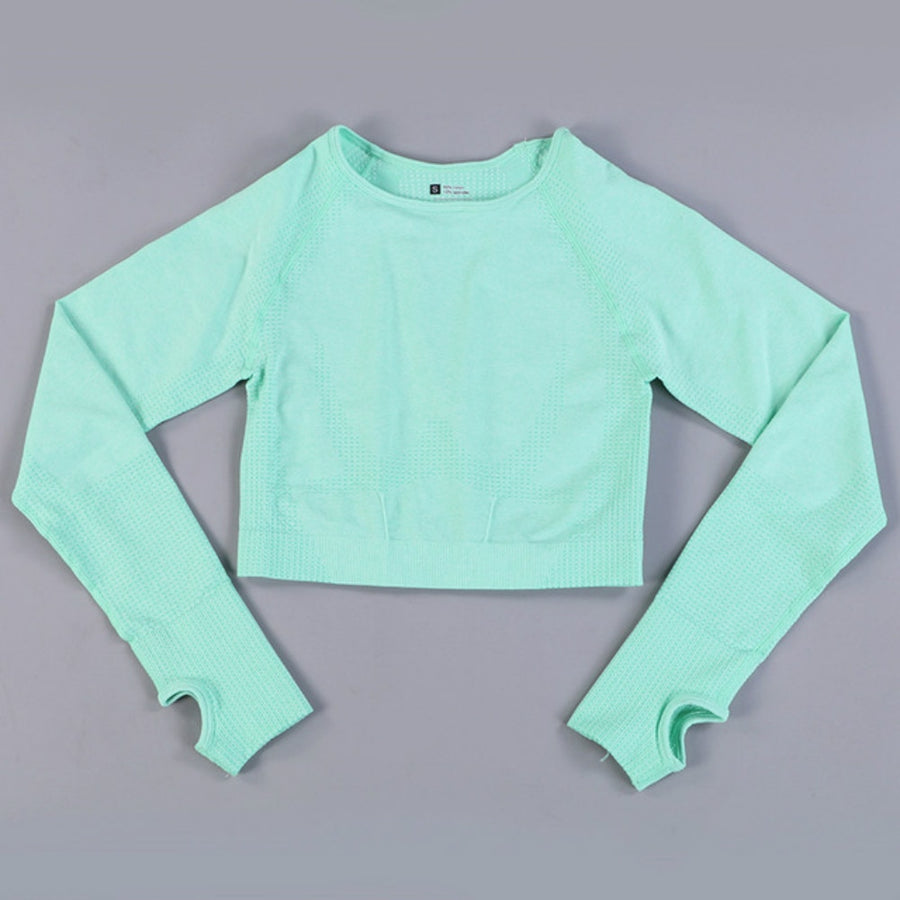 Long Sleeve Crop Top