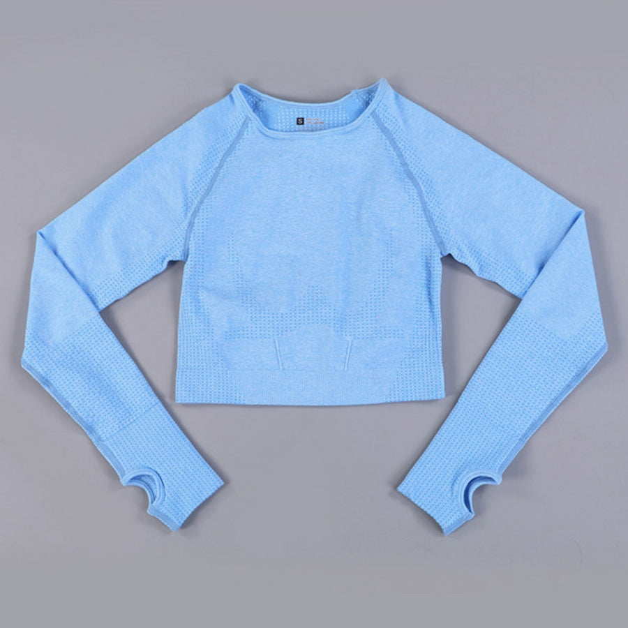 Long Sleeve Crop Top
