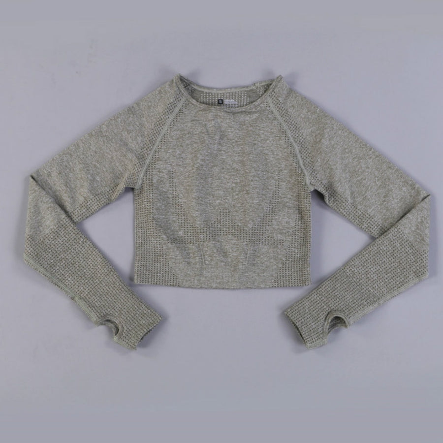 Long Sleeve Crop Top